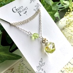 森鉱石【小さな花化石】　ネックレス/ペンダント　レジンアクセサリー