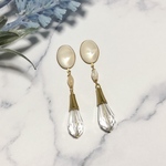パールとドロップのピアス/イヤリング