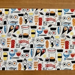 ランチョンマット お寿司柄 寿司ネタ おにぎり 40cm×50cm
