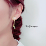 ひまわり asymmetry earring