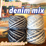 #056 再販☆4 denim mix 引き揃え糸 4玉セット