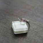 アメトリン　レクタングル　ホリゾンタルＣＺラインリング　SILVER925