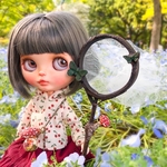 🍄1/12・1/6サイズ ／ お外へGo🎶　きのこモチーフのお遊具セット🐝🐞　ブライス　オビツ11 などに