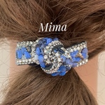 new ♡ ブルーストーン　シュシュ