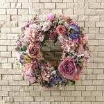 ラナンキュラスとビオラのリース(21cm)
