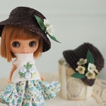 プチブライス👒アンティークブレードハット