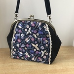 asa様ご注文品　前ポケット付きがま口バッグ