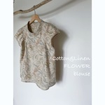 Cotton&Linen FLOWER blouse