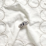 choucho パッチンピン 5cm＊gray beige