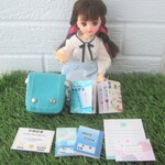 再販【ミニミニ入学セット】ミニランドセル・入学祝い・リカちゃん・小学生・ミニチュア・ドール小物・送料無料