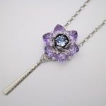 煌めき ネックレス　〈バイオレット〉