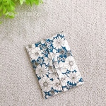 ポケットティッシュケース＊ティッシュケース＊花柄＊ネイビー