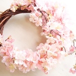 憧れの桜色満開♪桜の花のリース