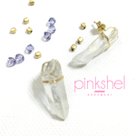 [k14GF]半貴石スティックピアス&イヤリング