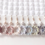 ⚪︎フープ＆コットンパール⚪︎ ピアス/イヤリング