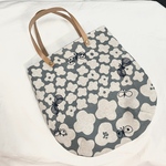 【ch＊＊＊様専用】ミナペルホネンdeまるっこトートバッグ＊hanaco+choucho ×タンバリン　ネイビー
