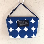 【☆011様ご注文品☆】ちいさな保冷・保温バック　 青ドット＆グリーン