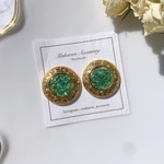 button accessory エメラルドグリーン