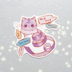 【NEW】チェシャ猫のステッカー