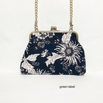ーflowerー長財布も入るサイズ！usaコットン 