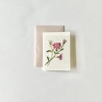 【母の日】刺繍カード/カーネーション