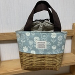 ミニ巾着トートバッグ　お弁当バック