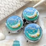 海と月の浜のピルケース