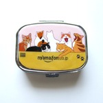 猫さんピルケース「Dense」（小さいピックも入りますよー！）