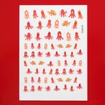 レジン封入用フィルム　タコさんウインナー