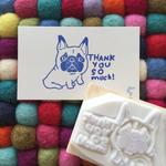THANK you so much!フレブルさん［F］ 消しゴムはんこ