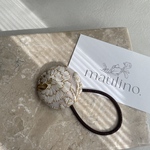 embroidery hair accessory / インド刺繍リボンのヘアゴム