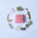 糸をつかわないで作った「桜のサイフ」
