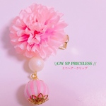 GW*SP▪️4/25 19:00~販売▪️お花ミニヘアークリップ✩.*˚+