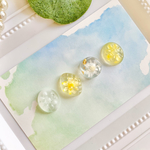 ♡ドロップピアス　イエロー系♡