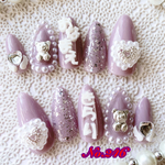 ☆kirari-nail☆ No.246 推しネイル　パープル