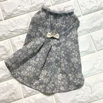 犬服　上質ローン生地　ノースリーブ　ワンピース　オーダー