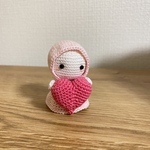 てるてる天使ちゃん(ピンク)ストラップ