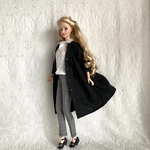 グレンチェックパンツ　27cmドールサイズ  ドール服　ジェニー　バービー　momoko  ポピーパーカー　着せ替え　アウトフィット