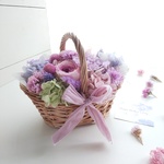 𖦞母の日ギフト𖦞 カーネーションのバスケットアレンジ