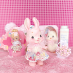 ピンクのうさぎちゃん🐰♡レトロアニマル