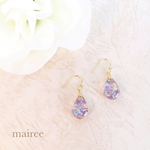 【UVカット加工】Drop pierce⋆｡˚✩しずく型ピアス