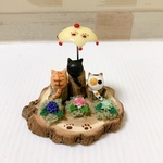 紫陽花とねこ