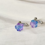 専用出品！ marbleローズ　夜空　イヤリング