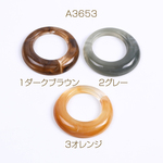 A3653-3 50個  アクリルチャーム 丸型 穴なし 43mm 5x（10ヶ）