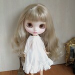 646.※白のワンピースとかぼちゃパンツのセット※ブライスアウトフィット 