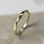 つや消し 真鍮ツイストリング 2.0mm幅 マット｜BRASS RING｜749