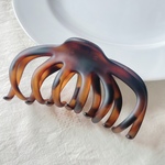 ヘアクリップ バンスクリップ　マット　大きめ　べっ甲　