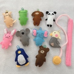 【handmade】動物釣り 魚釣り フェルト ハンドメイド/10匹セット