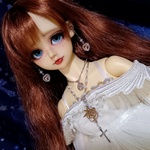 ■ネックレス Lady Rose■ SD13少女～SDGr少年サイズ 1/3ドール向けアクセサリー