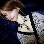 ■ネックレス Spike Diamond 黒■ SDGr Boy～70㎝ Boyドールサイズ